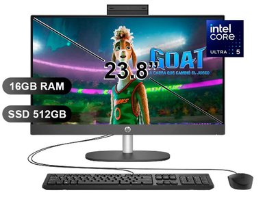 AIO HP PROONE 240 G10 ULTRA5-125U, 16GB RAM, 512GB SSD, SIN WINDOWS, 23.8' (CQ1V5LT) - 1