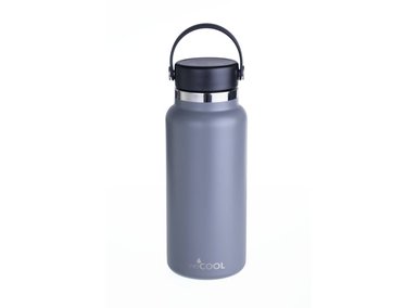 BOTELLA WECOOL 1000ML TÉRMICA ACERO INOXIDABLE GRIS - 1