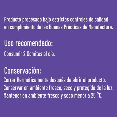 GOMITAS MULTIVITAMÍNICO SABOR FRESA LIMA NATURALS 60 UNIDADES PACK X 2 - 4