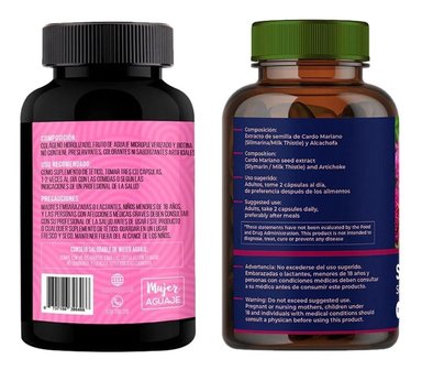 PACK CÁPSULAS LIMA NATURALS COLÁGENO AGUAJE Y BIOTINA COMPRIMIDOS 100 UNIDADES + SILIMARINA 100 UNIDADES - 5