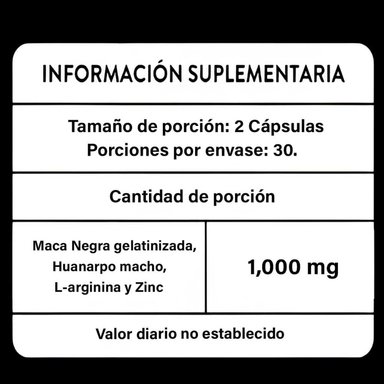 SUPLEMENTO MUJER AGUAJE OMEGA POWER 60 CÁPSULAS + MACHO WOLF 60 CÁPSULAS MACA WORKS - 4