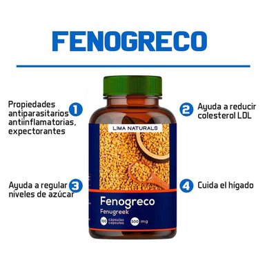 SUPLEMENTO LIMA NATURALS COLAGENO HIDROLIZADO CAJA 30 SACHETS + FENOGRECO 100 CÁPSULAS - 2