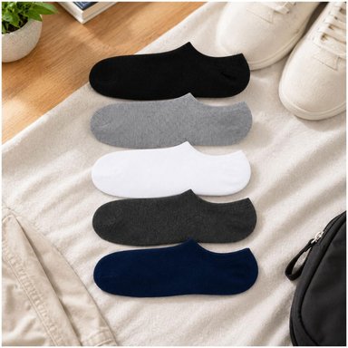 PACK X12 PARES DE MEDIAS TALONERAS PARA HOMBRE TRANSPIRABLES TALLA 40-45 - 8