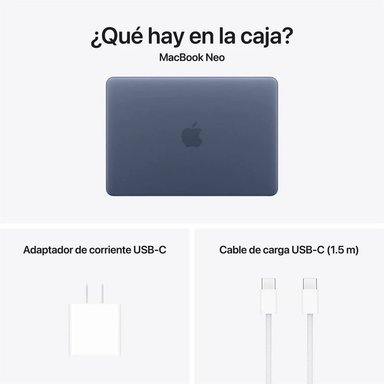 MACBOOK NEO 13 CHIP A18 PRO 8GB RAM 512B SSD TOUCH ID TECLADO INGLES - INDIGO - 4