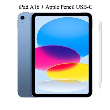 APPLE IPAD 11' A16 2025 128GB WIFI + APPLE PENCIL USB-C - BLUE - 1