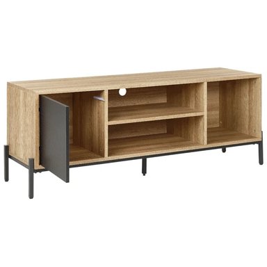 MUEBLE PARA TV R&R MUEBLES AKIO 55' MODERNO MARRON - 2