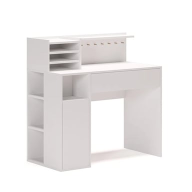 ESCRITORIO MODERNO R&R MUEBLES CHIYO 100 CM X 50 CM BLANCO - 2