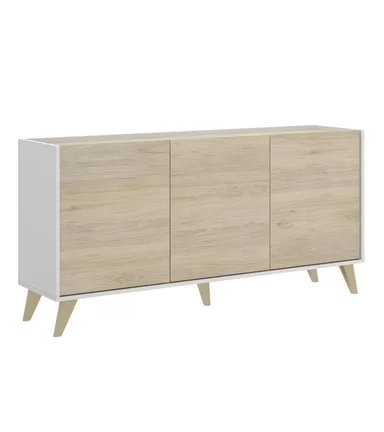 APARADOR R&R MUEBLES MAE MINIMALISTA DUNA MULTICOLOR BLANCO - 2