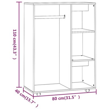 ARMARIO R&R MUEBLES SATO MELAMINA 18 MM MODERNO - 3