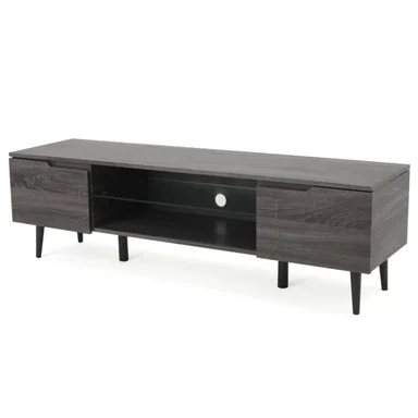 MUEBLE PARA TV R&R MUEBLES CAROL 55' MODERNO GRIS - 3