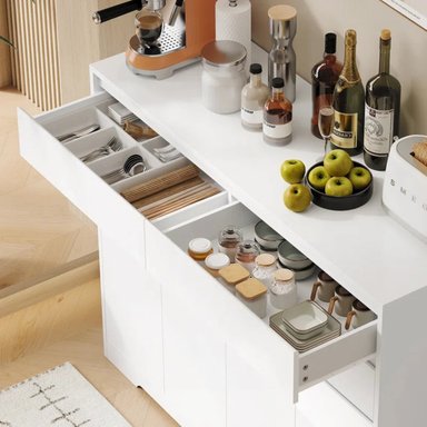 APARADOR R&R MUEBLES BLANCO VAJILLERO YUNSU - 2