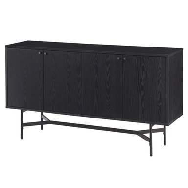 APARADOR R&R MUEBLES NEGRO MODERNO MARVIN - 2
