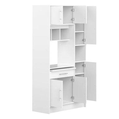 MUEBLE PARA MICROONDAS SHINYA BLANCO RYR MUEBLES - 2
