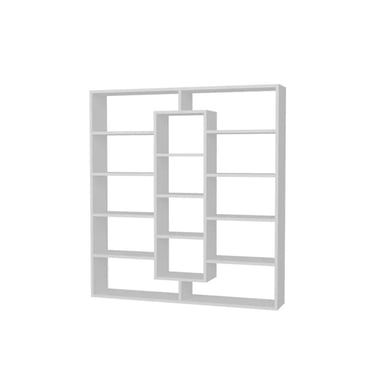 ESTANTE R&R MUEBLES KOMARI BLANCO MODERNO - 2