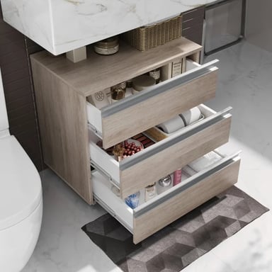 GABINETE DE BAÑO CHINATSU MARRÓN RYR MUEBLES - 2
