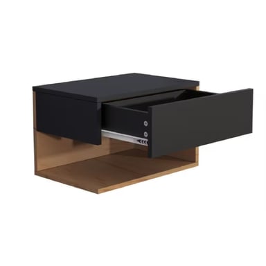 VELADOR FLOTANTE BRANDON NEGRO/MARRÓN RYR MUEBLES - 2