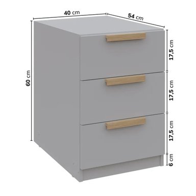VELADOR MODERNO YASASHIKI GRIS RYR MUEBLES - 3