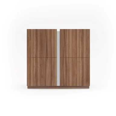ZAPATERA RECIBIDOR MODERNO GODOY MARRÓN/BLANCO RYR MUEBLES - 4