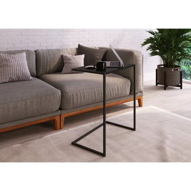 MESA LATERAL KIRIYAMA NEGRO RYR MUEBLES - 1