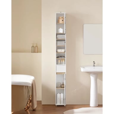 MUEBLE DE BAÑO HELENA BLANCO Y PANELA RYR MUEBLES - 2