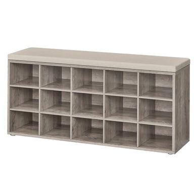 ZAPATERA MODERNA LOUISE CEMENTO RYR MUEBLES - 2