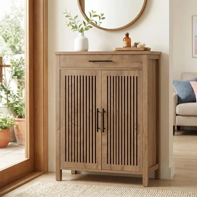 ZAPATERA MODERNA DOMENICO 2 PUERTAS 1 CAJÓN DUNA RYR MUEBLES - 4