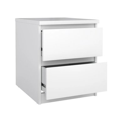 MESA DE NOCHE MODERNO KREE BLANCO RYR MUEBLES - 2