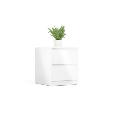 MESA DE NOCHE MODERNO KREE BLANCO RYR MUEBLES - 3
