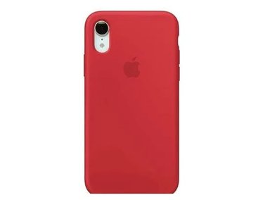 CASE IPHONE X XS FUNDA SILICONE ROJO - 1