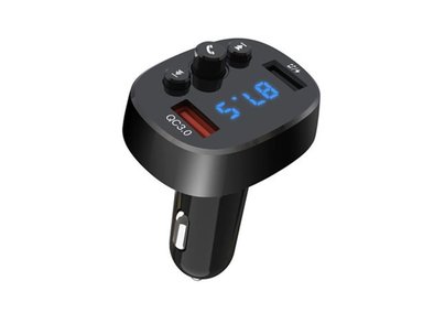 CARGADOR XO DE COCHE BLUETOOTH CON REPRODUCTOR FM/MP3 - NEGRO BCC03 - 2