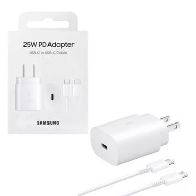CARGADOR 25W CON CABLE TIPO C DE CARGA RAPIDA BLANCO - 3