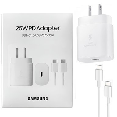CARGADOR 25W CON CABLE TIPO C DE CARGA RAPIDA BLANCO - 4