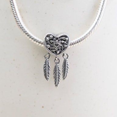 DIJE CHARM ATRAPASUEÑOS PLATA - 3