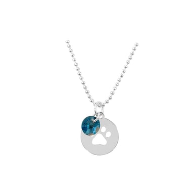 COLLAR HUELLA PET LOVER PLATA - 1