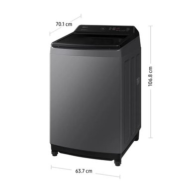 LAVADORA SAMSUNG 17 KG CARGA SUPERIOR ECOBUBBLE WA17CG6441BDPE GRIS - 2