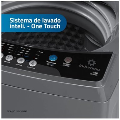 LAVADORA INDURAMA 18 KG LRI-18DGR COLOR GRIS OSCURO - 4