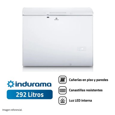 CONGELADORA INDURAMA DEFROST 292L CI-300 BLANCO - 4