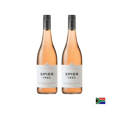 VINO ROSADO SPIER SIGNATURE CHARDONNAY- PINOT NOIR X 750ML X2 - 1