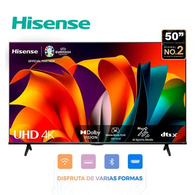 TELEVISOR SMART TV HISENSE 50" 50A6N UHD 4K SMART VIDAA NUEVO MODELO - 1