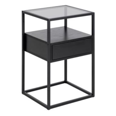 VELADOR MESA DE NOCHE STARHOME NIVA MELAMINA 18 MM CON CAJÓN - 1