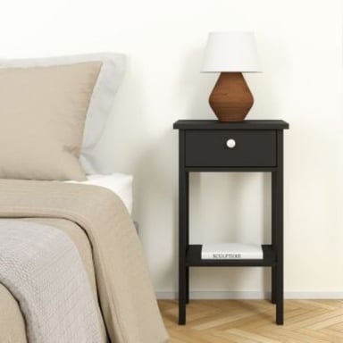 VELADOR MESA DE NOCHE STARHOME DIRA MELAMINA 18 MM CON CAJÓN - 2