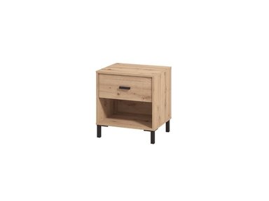 VELADOR MESA DE NOCHE STARHOME TUNO MELAMINA 18 MM CON CAJÓN - 1