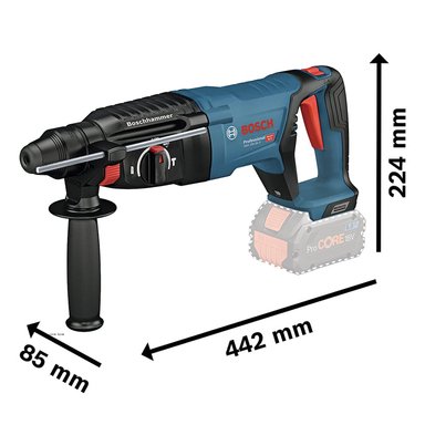 SET DE HERRAMIENTAS BOSCH ROTOMARTILLO GBH 18V-26 D + MALETÍN SIN BATERÍA - 5