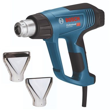 SET DE HERRAMIENTAS BOSCH PISTOLA DE CALOR GHG 20-63 2000 WATTS + ACCESORIOS - 1