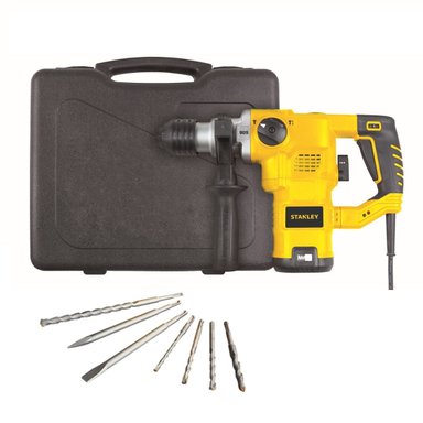 ROTOMARTILLO PLUS STANLEY STHR1232K 1250W BROCAS + CINCELES - 1