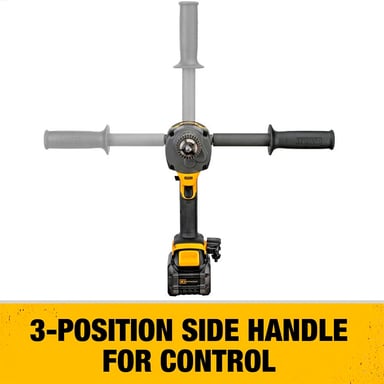 TALADRO MEZCLADOR DEWALT 5/8 60V FLEXVOLT SIN BAT NI CARG - 2