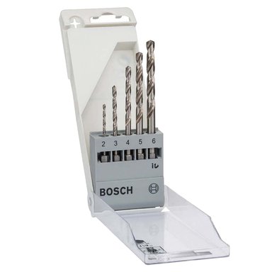SET 5 BROCAS METAL BOSCH HSS-G VAST HEX DE 2 3 4 5 Y 6MM - 2