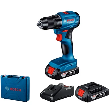 SET DE HERRAMIENTAS BOSCH TALADRO ATORNILLADOR GSR 185-LI + 2 BATERÍA 2 AH 1 CARGADOR - 1