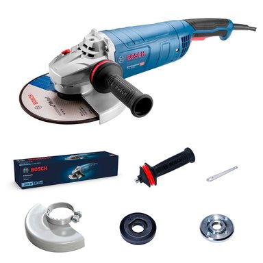 ESMERIL AMOLADORA BOSCH 0601.8F5.1E0-000 7' 2800W GWS 28-180 HOMBRE MUERTO - 2