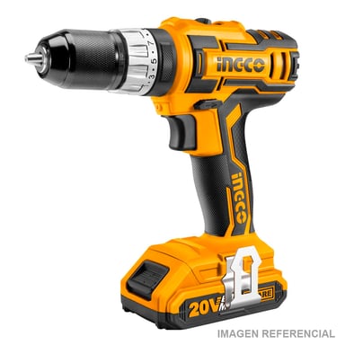 SET DE HERRAMIENTAS INGCO TALADRO ATORNILLADOR CIDLI2002 3/8' 45 NM 20V + 50 ACC - 2